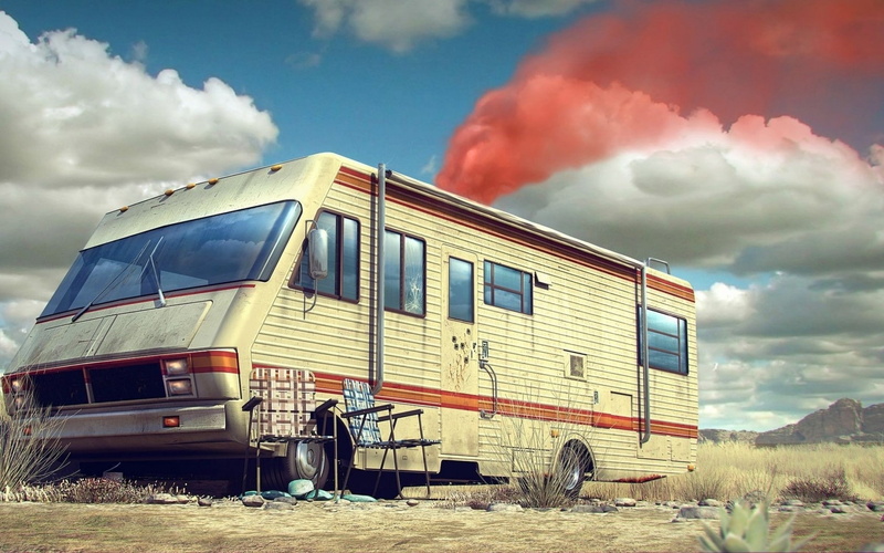 smoke, RV, Breaking Bad, 1080P