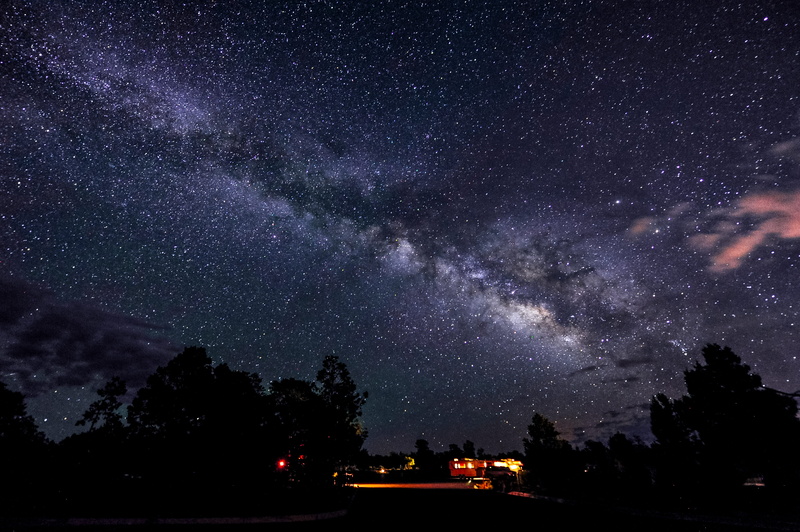sky, idyllic, star, flare, tree, no people, night, milky way, wild, scenics - nature, tranquil scene, astronomy, dark, infinity, outdoors, 5K, national park