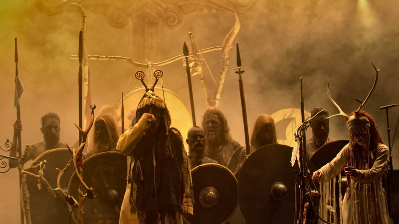 folk metal, shield, Heilung, Kai Uwe Faust, concerts, norse, Maria Franz, 2K, spear, folk music, headdress, Heilung Band