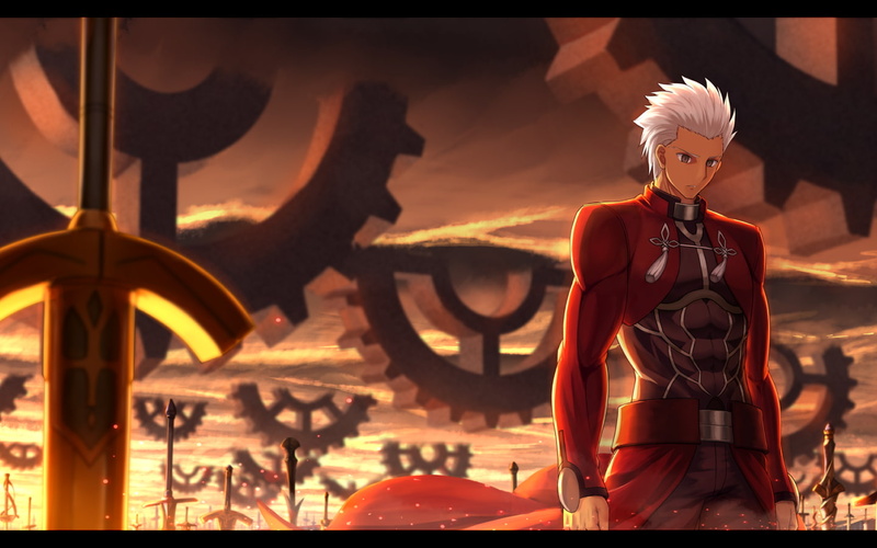 creativity, Archer (Fate/Stay Night), white, statue, Fate/Stay Night, Fate Series, transfer print, representation, character, spirituality, anime