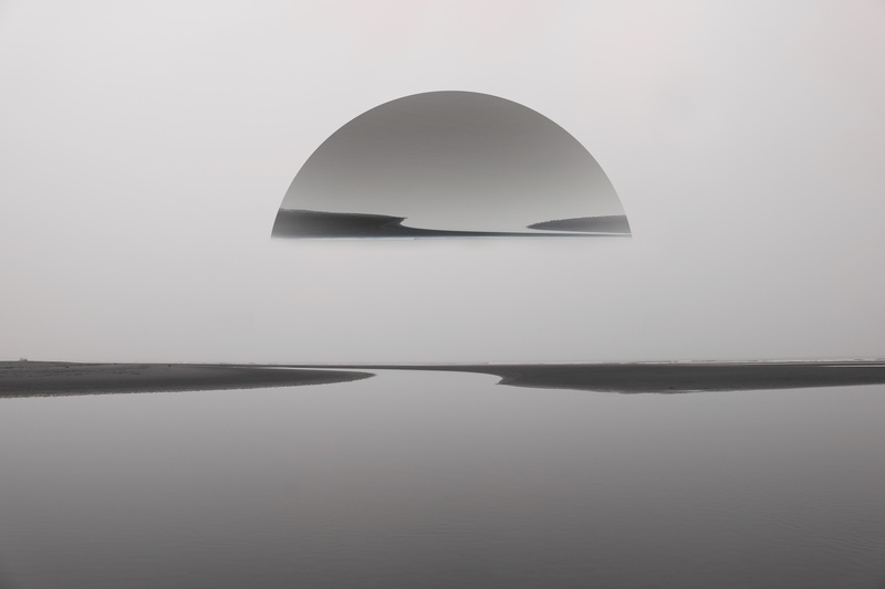 reflection, day, outdoors, 5K, gray, minimalism, water, architecture, minimalist, hd, 4k, no people, standing water, sunset, sky, nature, built structure