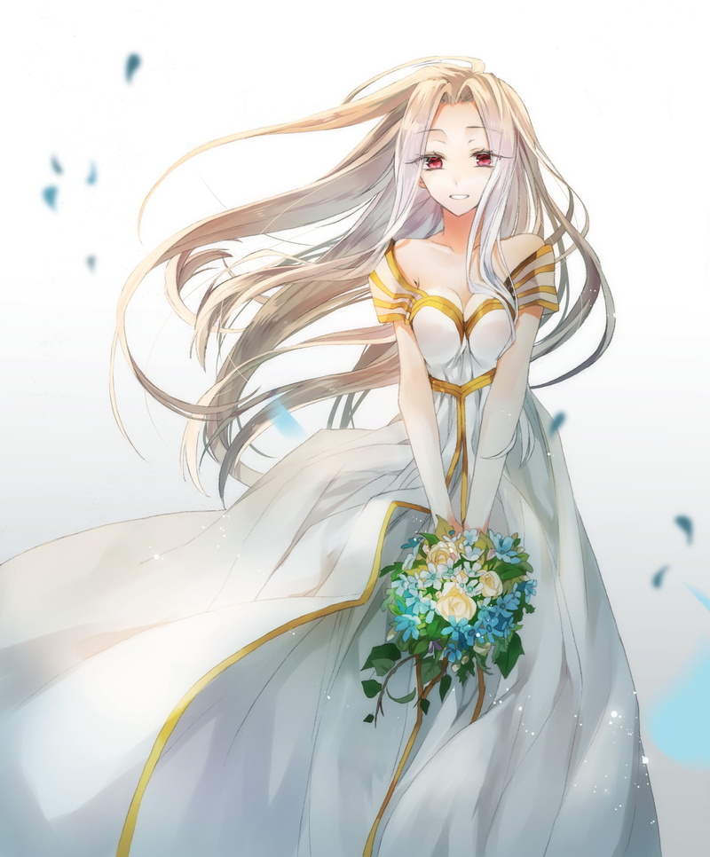 event, hairstyle, indoors, beautiful woman, blond hair, fashion, Fate Series, white color, anime girls, adult, Fate/Zero, celebration, beauty, hair, wind