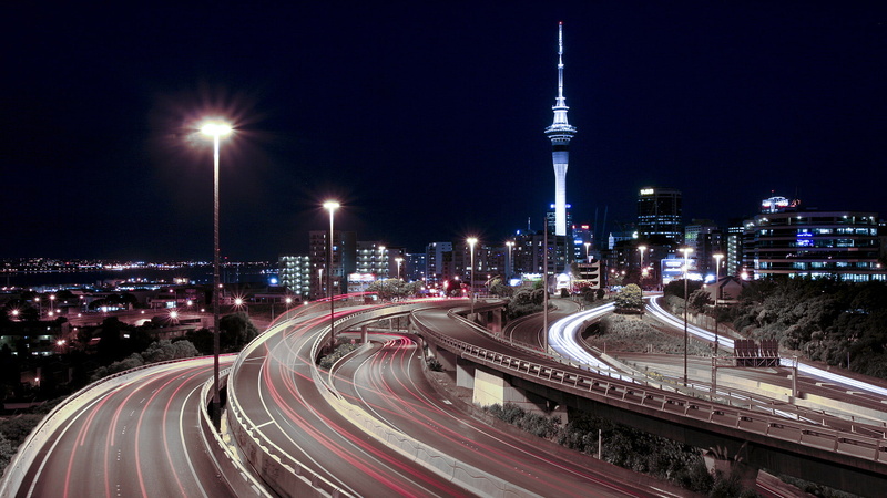 cityscape, way, night, timelapse, freeway, hd, buildings, 1080P