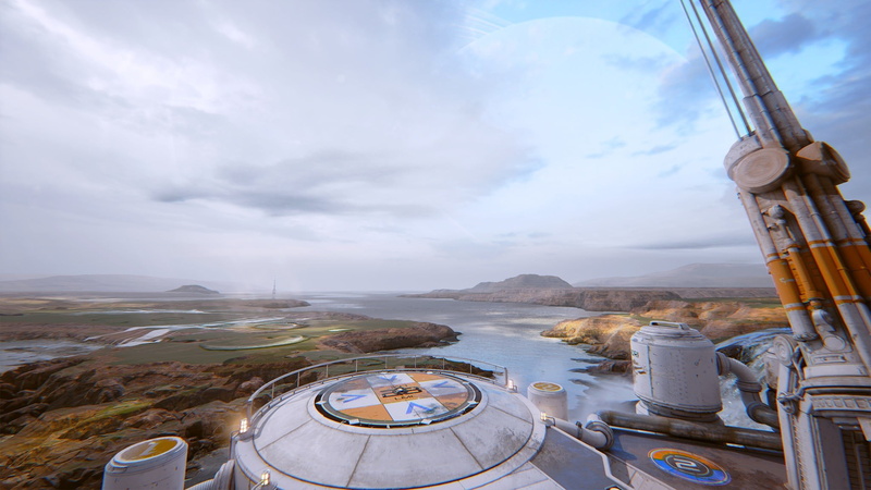 nautical vessel, beauty in nature, sea, no people, travel, scenics - nature, mountain, day, built structure, cloud - sky, Unreal Tournament, Unreal Engine 4 
