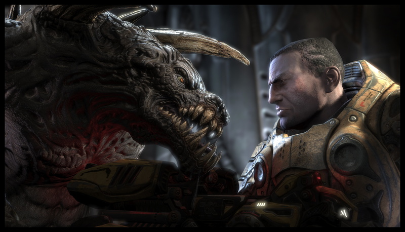 video games, holding, art and craft, young men, mid adult men, headshot, side view, adult, mid adult, occupation, Unreal Tournament III, 4K, Unreal Tournament
