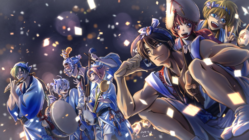 Shin-Ah (Yona of the Dawn), Yona (Yona of the Dawn), Jae-Ha (Yona of the Dawn), Ao (Yona of the Dawn), Yona of the Dawn, Yoon (Yona of the Dawn), 4K, Hak Son