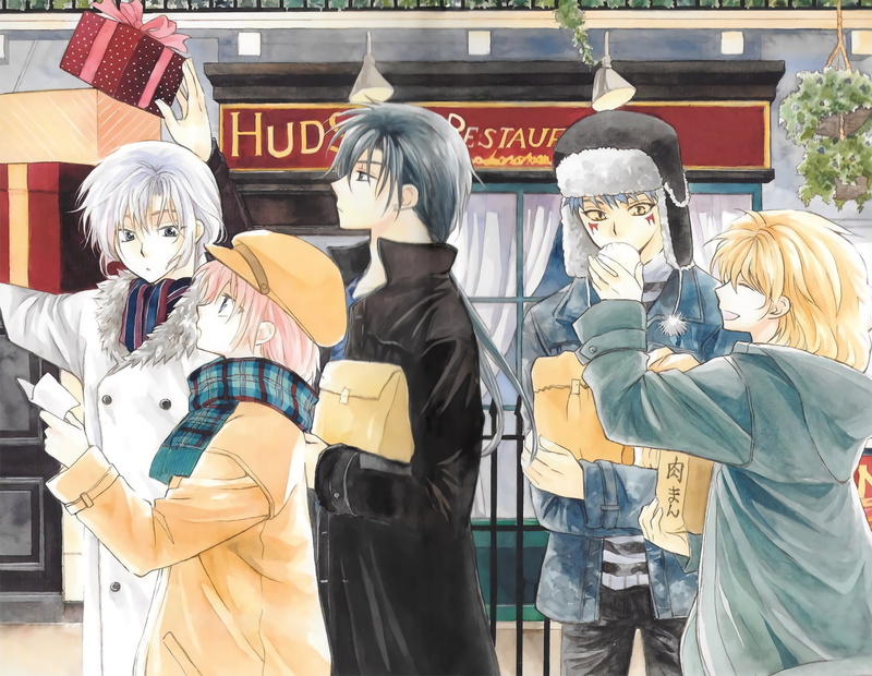 retail display, human representation, lifestyles, Kija (Akatsuki no Yona), reflection, mask, text, clothing, Son Hak, female likeness, male likeness, people
