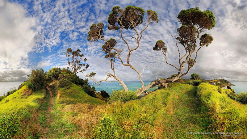 zealand, north, new, coastal, islands, 2K, bay, Oceania, island, park
