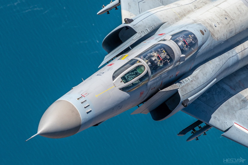 McDonnell Douglas F-4E PI2000 Phantom II, 1080P, McDonnell Douglas F-4 Phantom II, Pilot, ILS, Greek air force, Fighter, Cockpit, Sea, F-4 Phantom II
