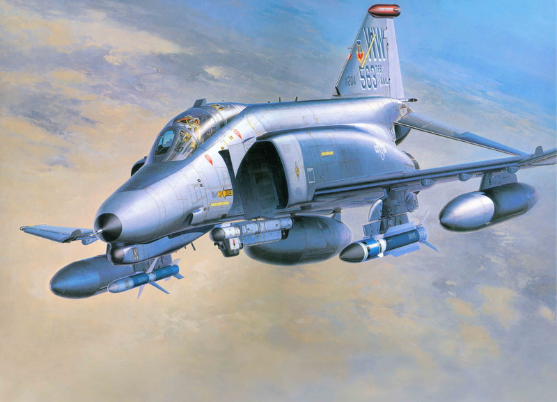 fighter Plane, BBC, speed, on the move, the plane, third, gray, McDonnell Douglas, generation, sky, USA., power, interceptor, mode of Transport, transportation
