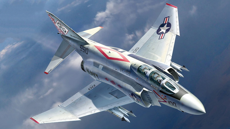 1080P, Auletta, fighter-bomber, multi-role fighter, USN F-4J, advanced deck, US NAVY, fighter-interceptor, McDonnell Douglas, USA, F-4 Phantom