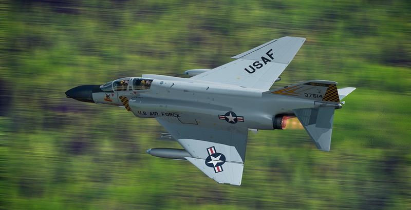 4 Phantom II, US Air Force, Warplanes, aircraft, 720P, f