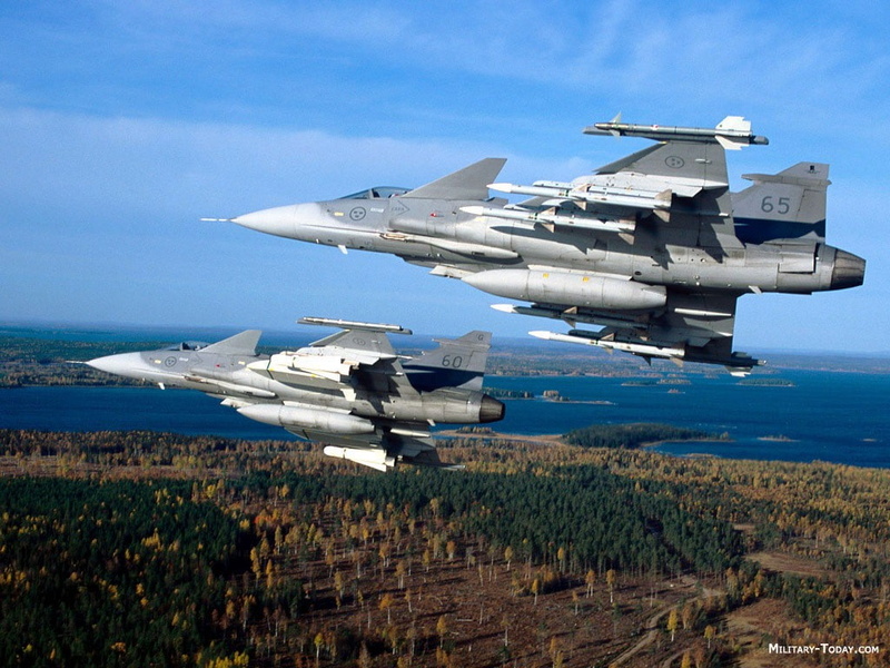 army, outdoors, 480P, day, cloud - sky, fighter plane, no people, navy, on the move, mode of transportation, air vehicle, flying, sky, plane, Saab JAS 39 Gripen
