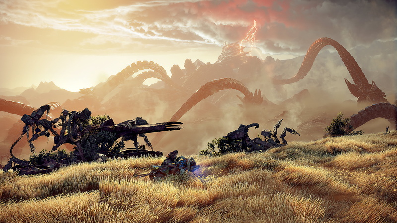 4K, video game art, horizon forbidden west, robot, 4K, Horizon II: Forbidden West, Aloy (Horizon: Zero Dawn)