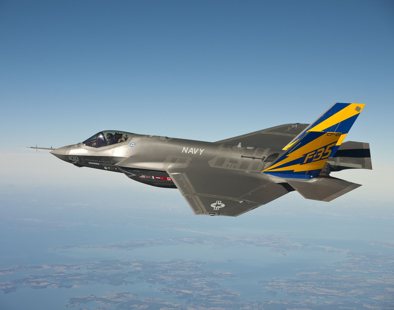 Lockheed Martin F-35 Lightning II, 1080P, United States Navy