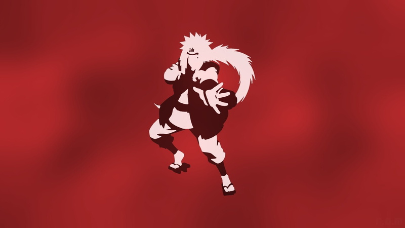 Red, Naruto, Anime, Jiraiya (Naruto), 1080P