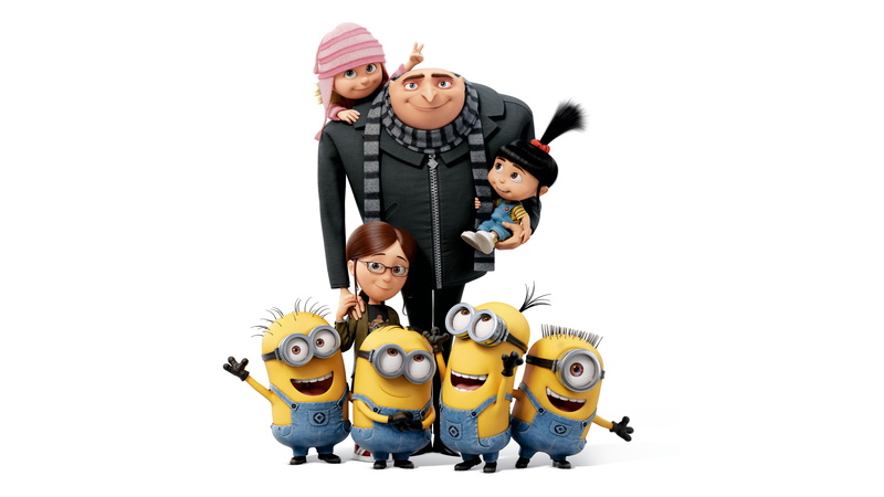 Gru, Margo, 8K, Despicable Me 3, Minions, Edith, 4K, 5K, Agnes