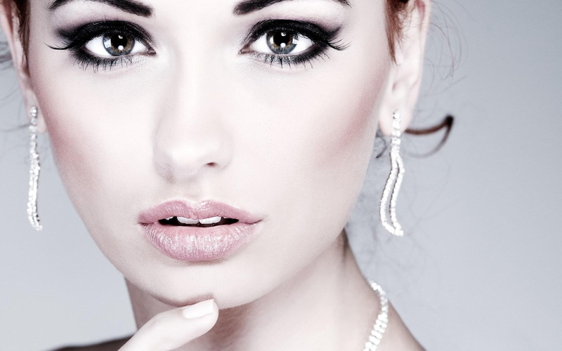720P, fashion, necklaces, model, girl, earrings