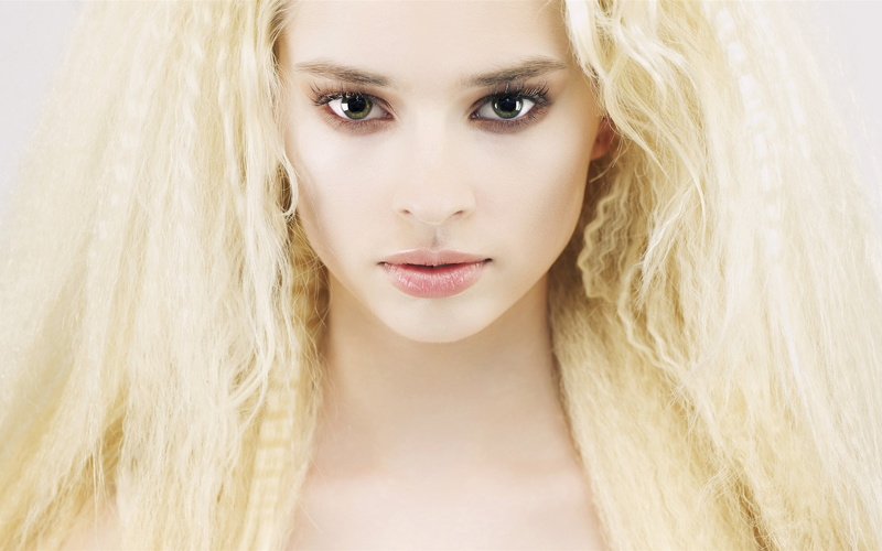 Hair, 2K, Girl, Eyelashes, Blonde, Eyes, Face