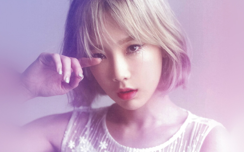 music, 4K, pink, kpop, snsd, taeyeon, girl