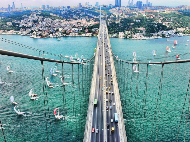 architecture, bridges, art, istanbul, 720P, x, bosphorus, sea, hd