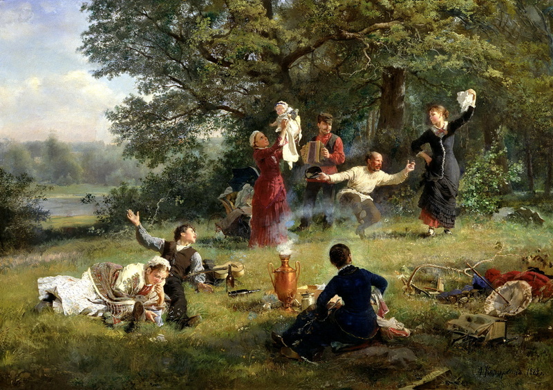 happiness, dancing, plant, forest, nature, adult, young Adult, accordion, day, Sunday, water, canvas, females, people, outdoors, males, fun, rural Scene