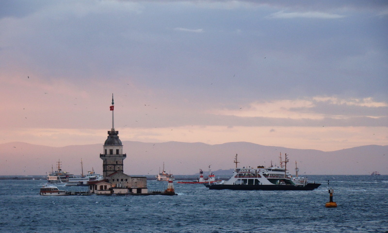 day, le navire, architecture, canal, dé troit, the pilot, 2K, cloud - sky, pilot, on the move, built structure, Strait, Bosphorus, water, la mer, Turkey