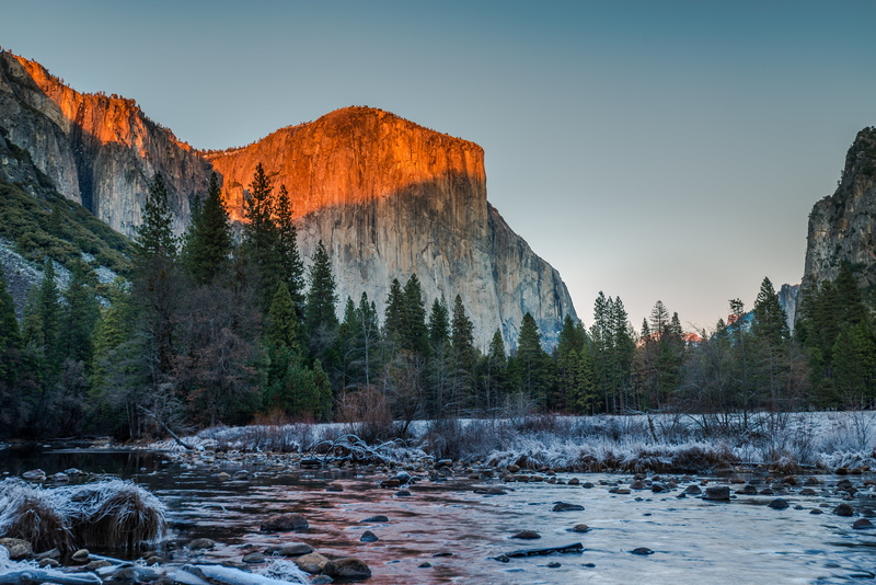 Yosemite, 5K, rock - Object, el, photography, Nikon, El_Capitan, mountain, beauty In Nature, outdoors, river, body of water, brown mountain, California