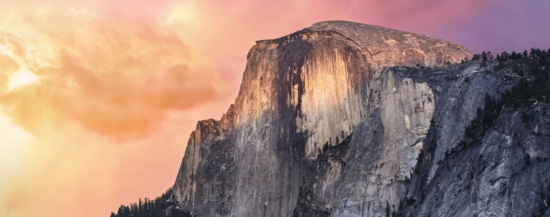 os, land, x, Nature, cliff, yosemite, rock - object, sunset, 5K, scenics - nature, sky, travel destinations, no people, romantic sky, mountain, cloud - sky