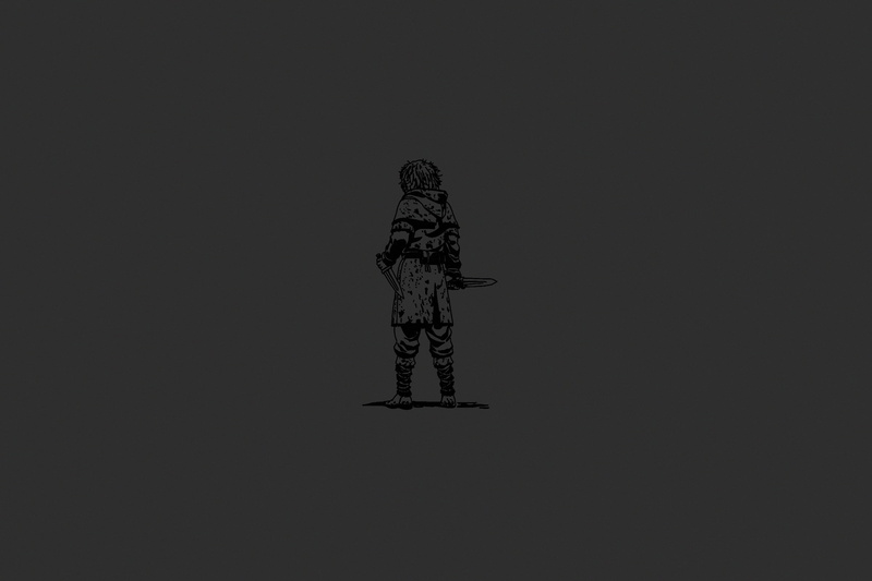 viking, Vinland Saga, 2K, anime, simple background