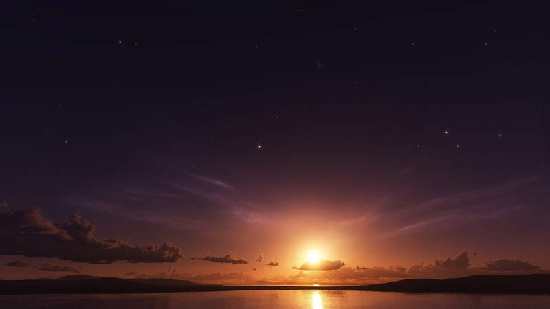 luminosity, clouds, sunlight, land, evening, light, celestial body, morning, star, landscape, sunrise, travel, nature, horizon, atmosphere, beauty in nature