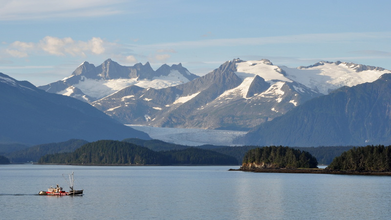 mountains, landscape, 4K, glaciers, Alaska