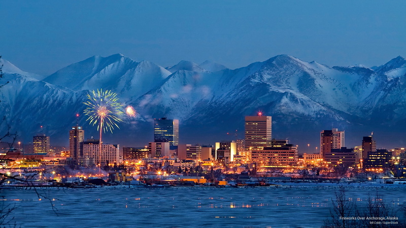 fireworks, 2K, anchorage, alaska, Holidays
