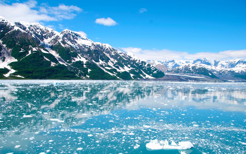 2K, turquoise colored, outdoors, lake, sky, nature, tranquil scene, day, cloud - sky, tranquility, mountains, ice, waterfront, mountain range, snow, beauty in nature