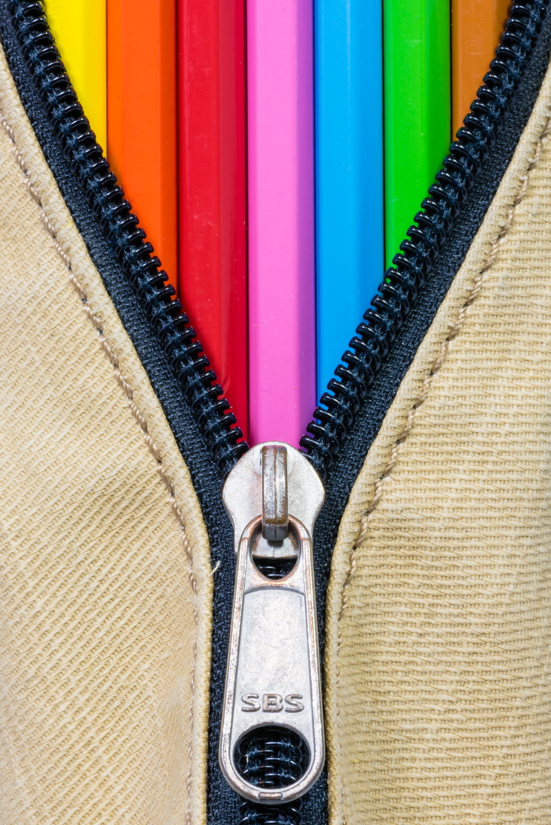 black, close, Favorite, pencil, pencils, photo, Theme, zip, macro, brown, colorful, Mondays, still life, close-up, equipment, zipper, Redux, 5K, crayon
