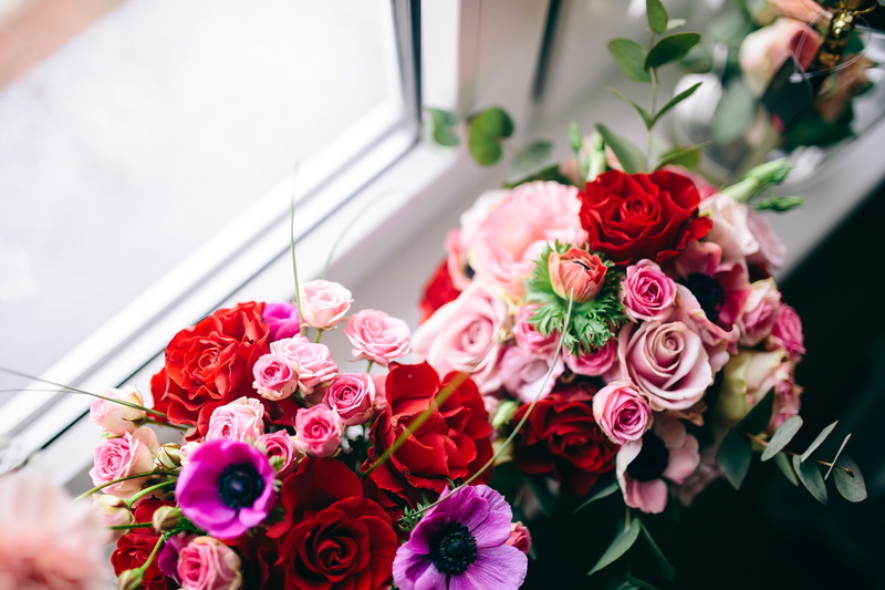 bouquet, red, rose, nature, colorful, pink color, multi, multi colored, feminine, beauty in nature, bunch of flowers, 5K, floral, colored, vases, plant