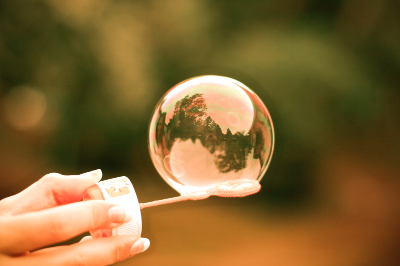 body part, Bubble, blur, depth of field, holding, one person, abstract, human limb, fun, outdoors, human finger, transparent, crystal ball, 4K, sphere