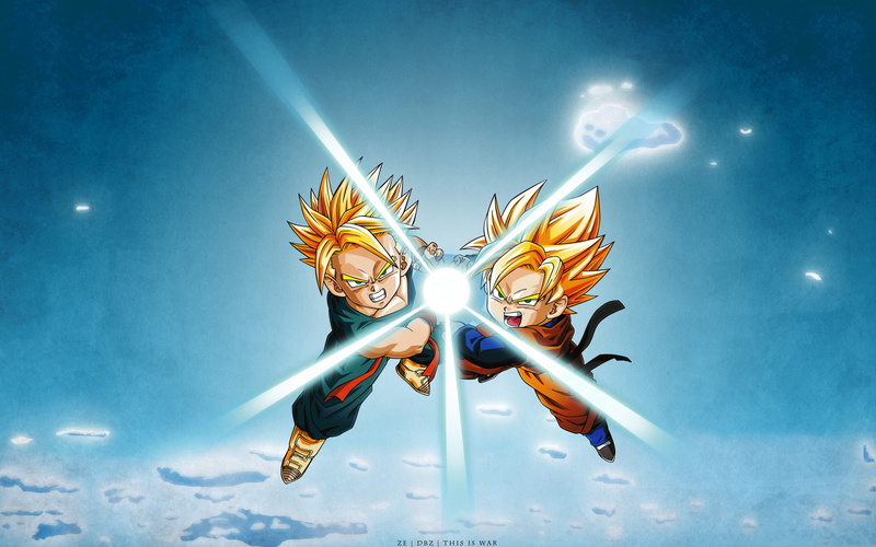 2K, dragon, trunks, goten, ball, son