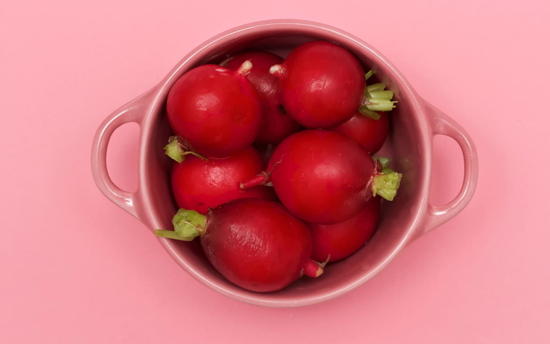 globe, vegetables, radishes, red, radish, 1080P