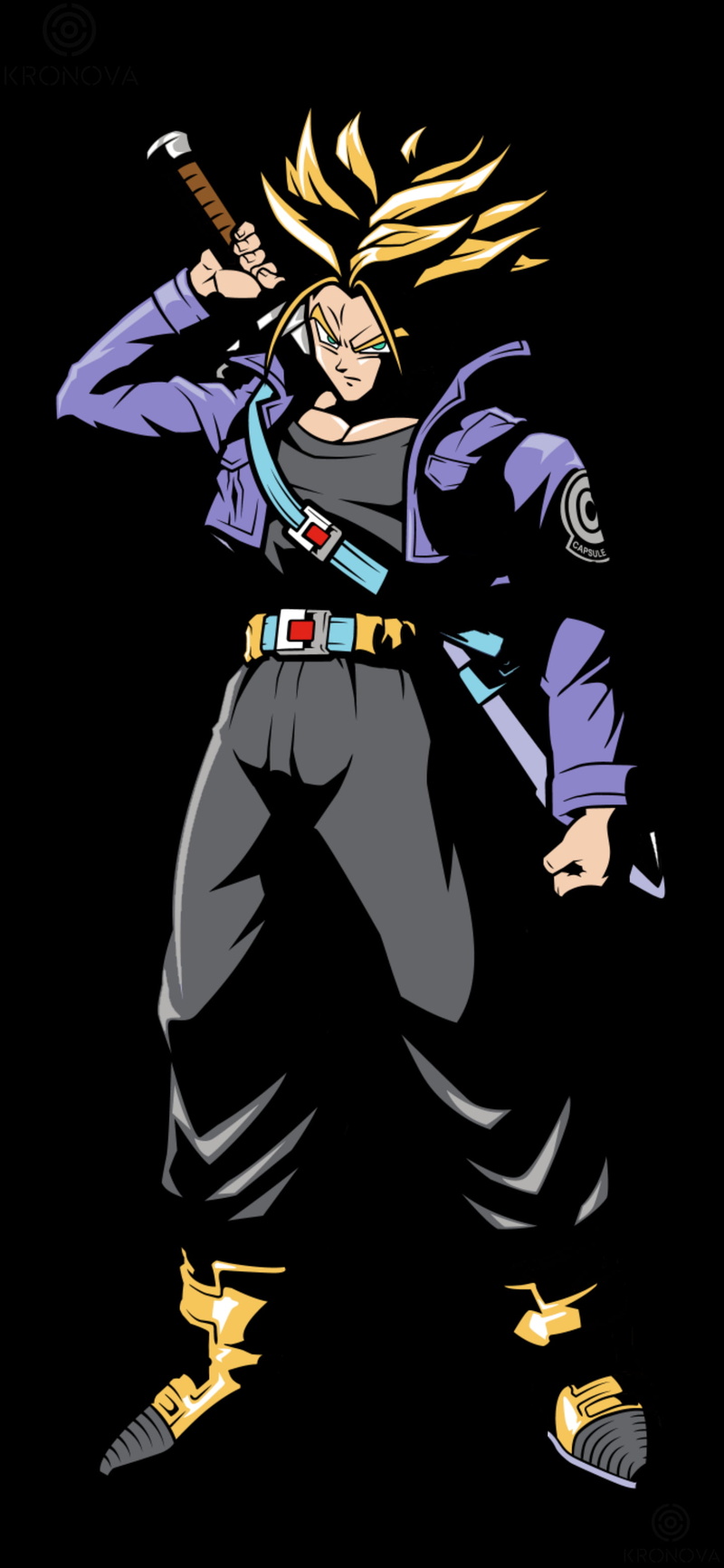 future trunks, 2K, Dragon Ball, Trunks (character), manga, Super Saiyan, anime, trunks, Dragon Ball Z
