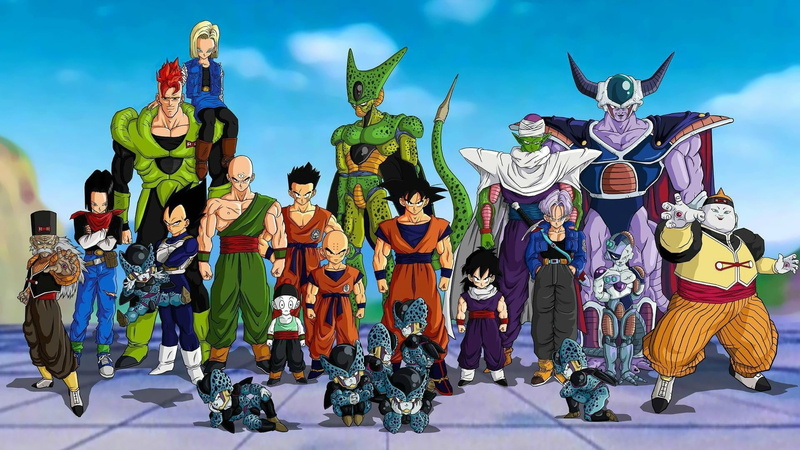 Gohan, 1080P, Dragon Ball, Mecha Frieza, Tien Shinhan, Android 19, Trunks (character), Krillin, Cell (character), Chiaotzu, Android 18, Piccolo, Dr. Gero