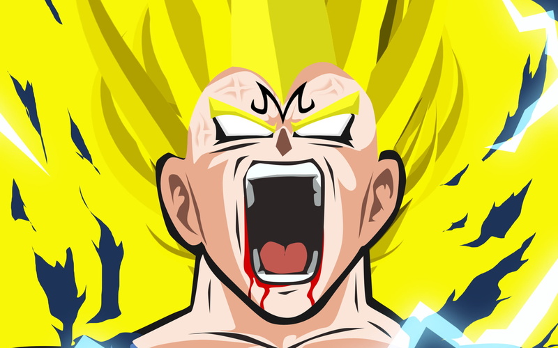 Dragon Ball, Super Saiyan 2, Dragon Ball Z, Vegeta (Dragon Ball), 1080P