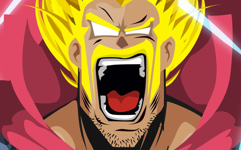 Super Saiyan 2, 1080P, Dragon Ball Z, Satan (Dragon Ball), Dragon Ball