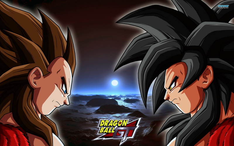 1080P, Dragon Ball GT, Goku, SS4 Vegeta, Super Saiyan 4, Vegeta (Dragon Ball), Dragon Ball