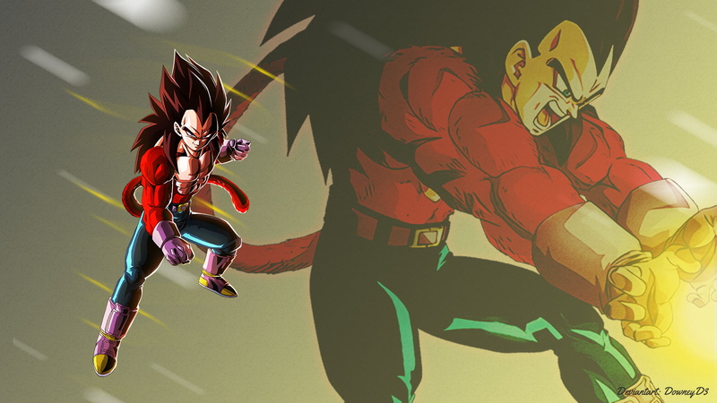 Dragon Ball GT, Dragon Ball Z, Vegeta, Super Saiyan 4, Dragon ball Z Dokkan Battle, 1080P, Dragon Ball
