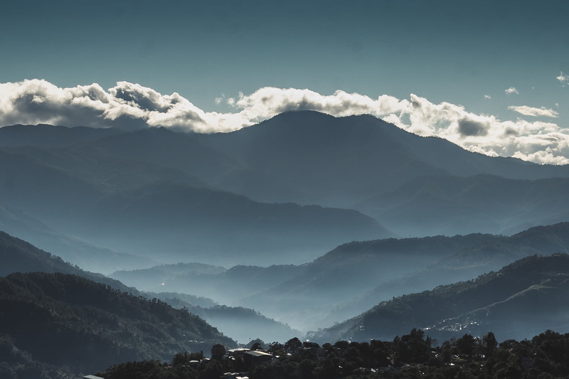 bundok, idyllic, mountain range, landscape, fog, mountains, scenics - nature, day, tranquility, cliff, environment, cold, clouds, tranquil scene, mountain peak