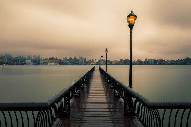 Hudson, Manhattan Fog, New York City, 1080P, fog, manhattan, Hoboken, New Yersey