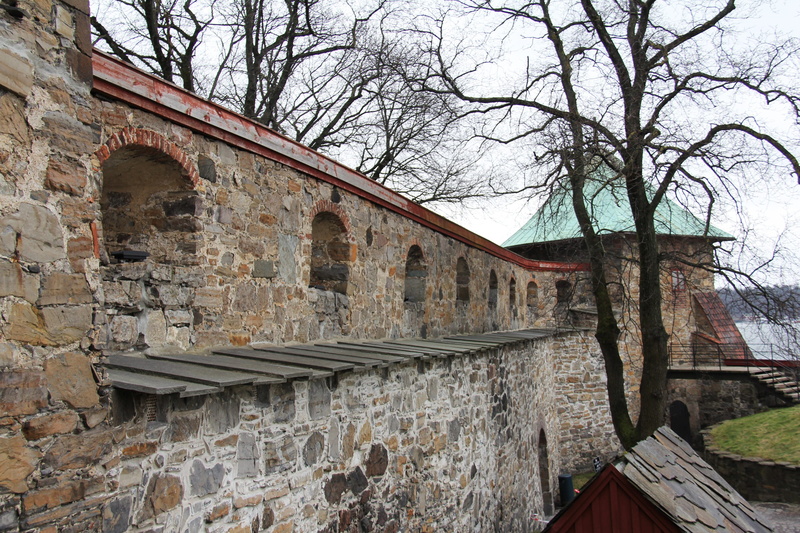 built structure, 2K, architecture, tree, akershus fortress, Old, building, scandinavia, Winter, no people, Cold, Beautiful, plant, wall - building feature