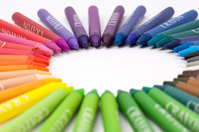 graphic design, art and craft, creativity, color circle, chalk, in a row, leave, multi colored, colorful, colored pencil, choice, assorted, no people, character device