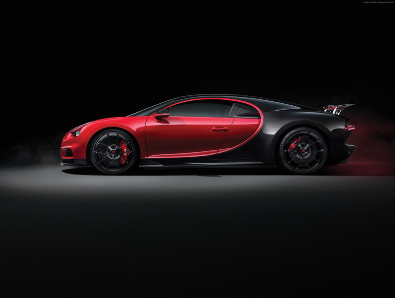2K, 4k, hypercar, Bugatti Chiron Sport